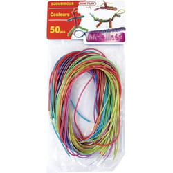 KIMPLAY Brins scoubidou x50 Métal