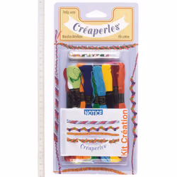 Kim'Play Kit Bracelet Bresilien, 3 an(s), Coton, Multicolore, 1 pièce(s)