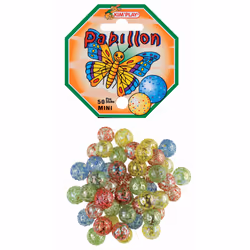 Kim'Play Assortiment 50 Mini Billes, 3 an(s), Verre, 50 pièce(s), 112 g
