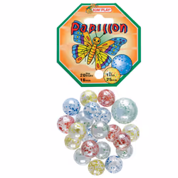 Kim'Play 20+1 Billes Papillon, 3 an(s), Verre, 21 pièce(s), 132 g