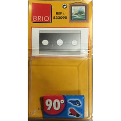 Brio - 533090 - 5 x Lames de cutter à biseau 90°