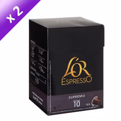 LOR ESPRESSO Supremo 2x10 Capsules 104g