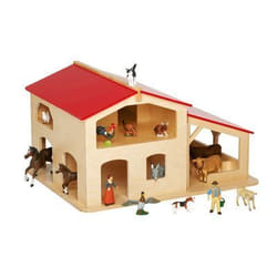Ferme en bois - JB BOIS - JF001 - Mixte - A partir de 4 ans - Bois verni et laqué