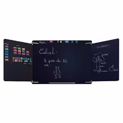 JB Bois Tableau Triptyque Xxl, unisexe, Bois, Noir, Blanc, 01-01-2017, France, 1550 mm
