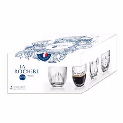 La Rochère 638001 Tasse Transparent Universel 4 pièce(s)
