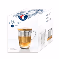 La Rochère 56640401 Tasse Transparent, Bois Universel 1 pièce(s)