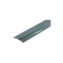 Seuil plat inox adhésif brillant - Largeur : 30 mm - Longueur : 0.83 mm - dinac