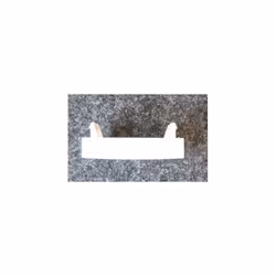 Obturateur et sortie de fil blanc 1 module format 45 pour moulure Logix Planet Wattohm 49739 Planet Wattohm - Obturateur et S ...