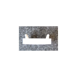 Planet Wattohm - Obturateur et sortie de fil blanc 1 module format 45 pour moulure Logix