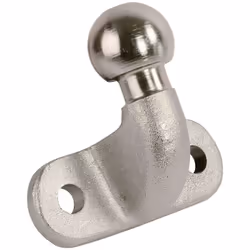 Description générale Boule d'attelage de type 'col de cygne' avec un diamètre de 50 mm, conçue pour une utilisation robuste e ...