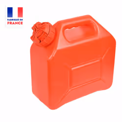 Permet de transporter 5 litres d'essence, ou de Gasoil. CARACTÉRISTIQUES TECHNIQUES • Dimensions : L 25 x l 12 x H 25cm • Mat ...