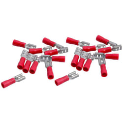Autobest - Lot de 20 cosses hifi femelles rouges pré-isolées