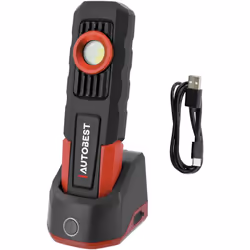 Caractéristiques techniques LED COB blanche : 200 - 600 lumens / 10W Batterie : 4000 mAh - lithium-ion 3,7V Recharge : via US ...