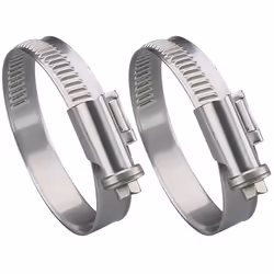 lot de 2 Colliers de serrage universel, métallique, diamètre 12 à 22 mm, largeur 9 mm