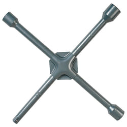 Autobest - Clé en croix fixe renforcée métal satiné, douille de 1,7, 1,9, 2,1 cm.