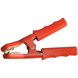 Pince pour câble de démarrage en bronze Caractéristiques : • Couleur rouge (+) • 500 A