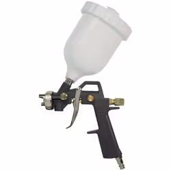 Pistolet à peinture avec réservoir plastique à gravité - AUTOBEST MARQUE FRANCAISE : Ce produit a été rigoureusement sélectio ...