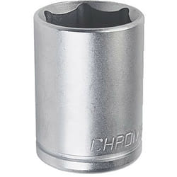 Douille 27 mm, acier au chrome vanadium, satinée, 6 pans,carré 1/2 - 12,7 mm Autobest
