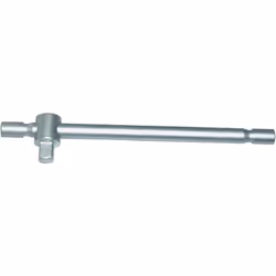 Poignée coulissante, satinée, carré 1/2 - 12,7 mm, longueur : 250 mm CV - AUTOBEST MARQUE FRANCAISE : Ce produit a été rigour ...