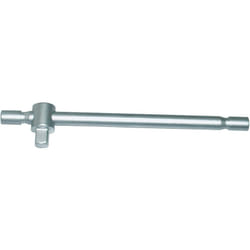 Poignée coulissante, satinée, carré 1/2 - 12,7 mm, longueur : 250 mm cv Autobest