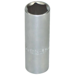 Douille longue 16 mm, acier au chrome vanadium, satinée, 6 pans,carré 1/2 - 12,7 mm Autobest