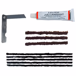 Kit vulcanisant pour réparation de pneus - AUTOBEST MARQUE FRANCAISE : Ce produit a été rigoureusement sélectionné et testé p ...