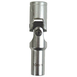 Douille bougie cardan 10 mm - carré 3/8 - 6 pans chrome vanadium Autobest
