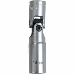 Douille bougie cardan 14 mm - carré 3/8 - 6 pans chrome vanadium - AUTOBEST MARQUE FRANCAISE : Ce produit a été rigoureusemen ...