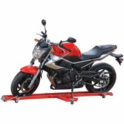 Description générale Le chariot de déplacement pour moto AUTOBEST est conçu pour faciliter le rangement et le déplacement de ...