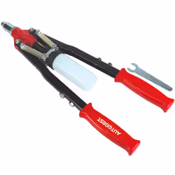 Description générale La pince à riveter 2 mains avec bac récupérateur de clous est un outil essentiel pour les travaux de bri ...
