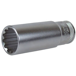 Douille longue 22 mm multi empreinte chrome vanadium Autobest
