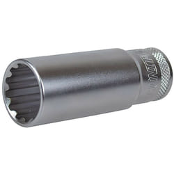 Douille longue 24 mm multi empreinte chrome vanadium Autobest