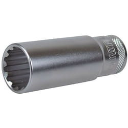 Douille longue 27 mm multi empreinte chrome vanadium Autobest