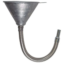 Autobest - Entonnoir métal, avec flexible métallique, diamètre 14,5 mm