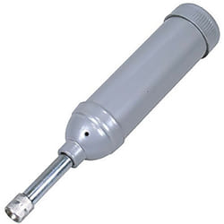 Pompe a graisse 4OZ poussée, gris argent Autobest