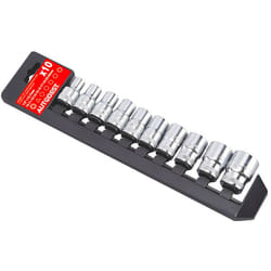 Coffret de 10 douilles 1/2'' : 10/11/12/13/14/15/17/19/22/24 mm, finition mat - AUTOBEST