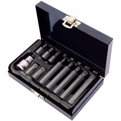 Coffret 11 embouts "multipans" Chrome-vanadium - AUTOBEST MARQUE FRANCAISE : Ce produit a été rigoureusement sélectionné et t ...