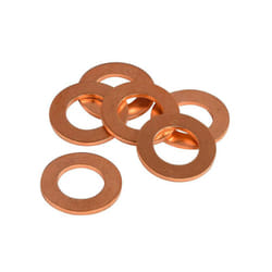Autobest - Joints vidange x 6 – cuivre – 14 x 25 x 2 mm