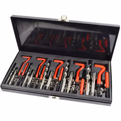 Description générale Ce kit de réparation de filetage est conçu pour réparer ou remplacer les filetages endommagés ou les pas ...