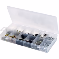 Description détaillée du produit: Produit: Coffret clips écrous métalliques Univers: auto-moto Matière: acier Contient: 30 vi ...
