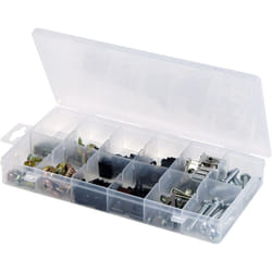Coffret clips écrous métalliques 170pcs