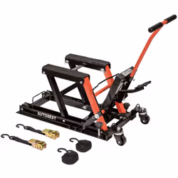 Description générale Ce lève moto hydraulique est conçu pour un levage sécurisé de votre moto, facilitant ainsi les travaux d ...