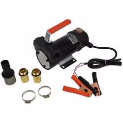 Cette pompe 12V de transfert gasoil ou fuel est un outil très utilisé dans le domaines de l'agriculture ou les garages automo ...