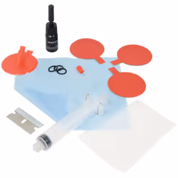 Ce kit réparation de pare brise professionnel contient 17 pièces qui vont vous permettre de réparer vos pare-brises : • Répar ...
