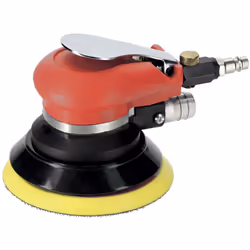 Description générale Ponceuse pneumatique orbitale idéale pour une utilisation à une main, équipée d'une poignée soft touch p ...
