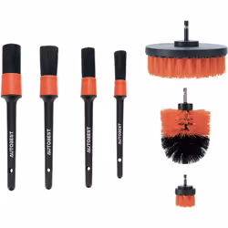 Caractéristiques techniques 3 brosses nylon : ensemble de brosses de taille et de rigidités variable pour un travail approfon ...