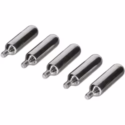 Caractéristiques techniques 5 cartouches Capacité 16 grammes Corps métallique Compatible avec le kit de réparation pneu AUTOB ...