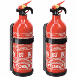 Description générale Ce kit comprend deux extincteurs de 1 kg à poudre, adaptés pour lutter contre les incendies de classes A ...