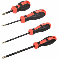 Ces tournevis cruciformes possèdent une lame S2 en acier haute qualité . La prise en main du tournevis cruciforme Autobest es ...