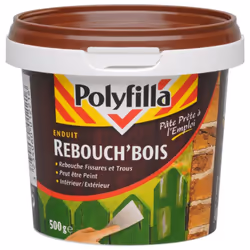 LIVRAISON OFFERTE DES 39€ D’ACHAT ET RETOUR GRATUIT ! POLYFILLA Enduit Rebouche Bois pour fissures et trous - Intérieur et Ex ...